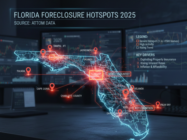 Florida Foreclosure Rates-Top Cities