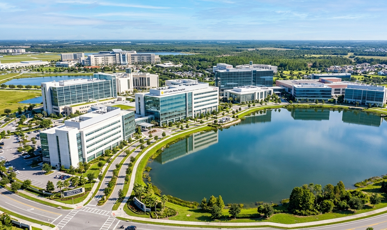 Lake Nona Medical City aerial view Central Florida 2026