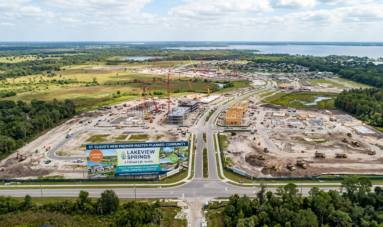 New master-planned community development in St. Cloud Florida