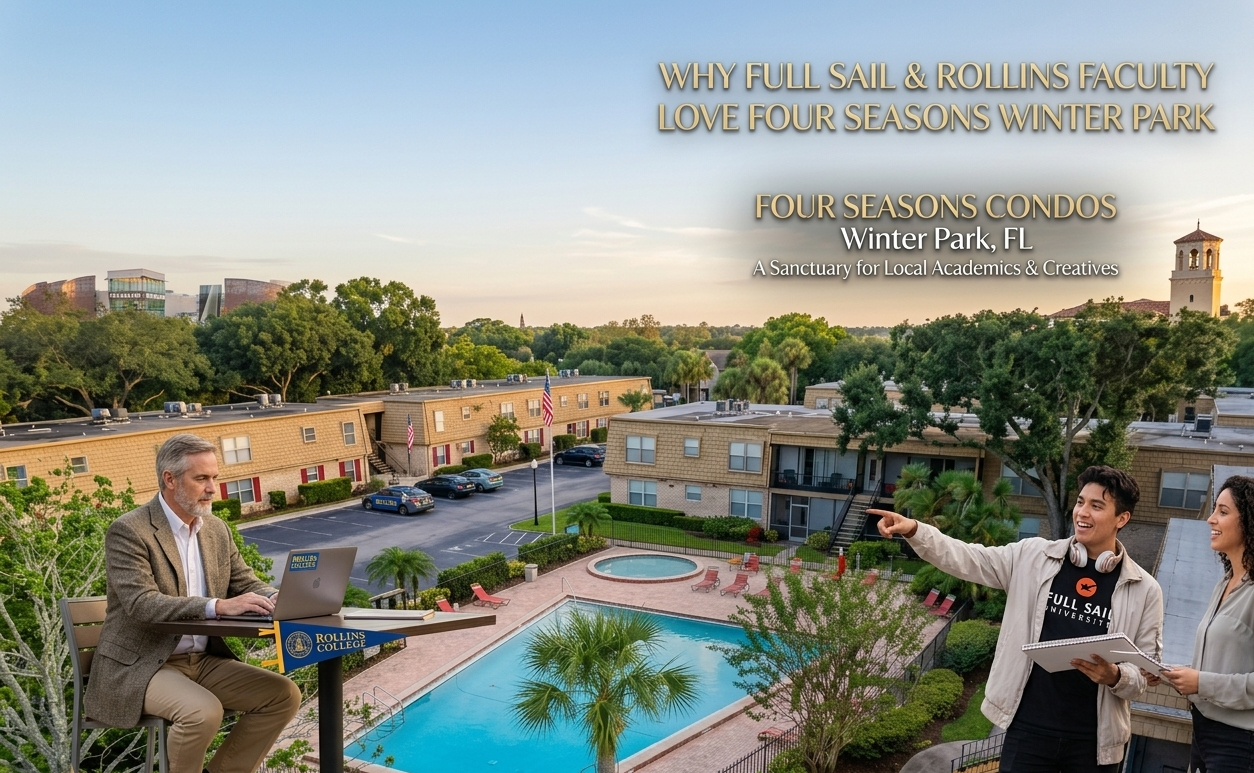 Four Seasons Condominiums Winter Park FL -- condos near Full Sail University and Rollins College