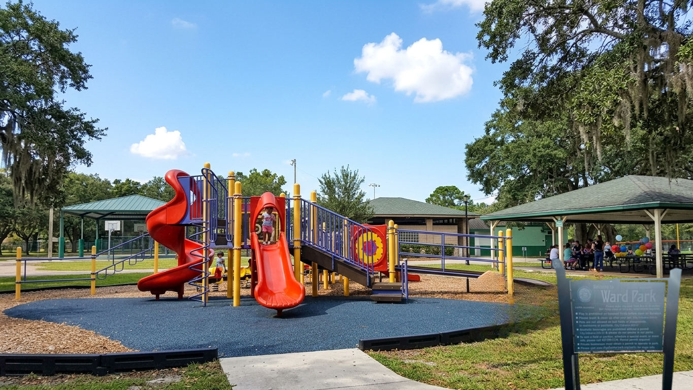 Ward Park Winter Park FL — open green space, picnic areas, and recreation near Winter Park Pines neighborhood