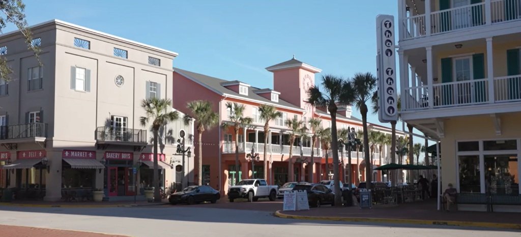 Celebration FL downtown Market Street