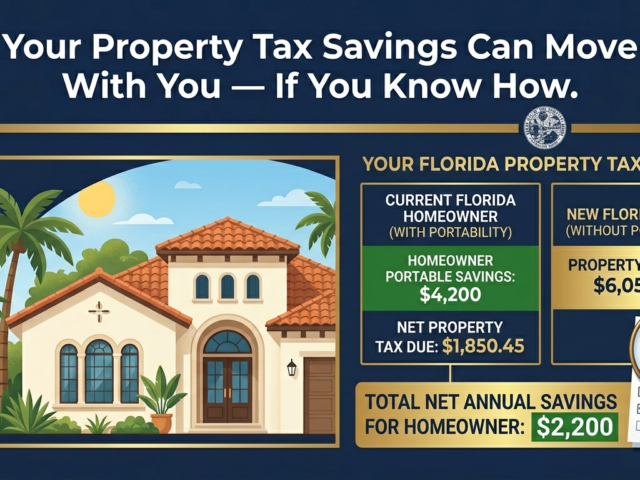 Florida Property Tax Portability 2026: How Long-Term Homeowners Can Take Their Savings With Them