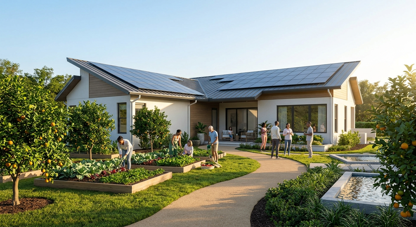 Eco-tech agrihood community in Central Florida