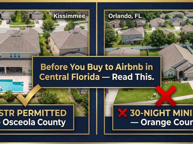 Buying a Short-Term Rental Property in Central Florida: The Complete 2026 Investor’s Guide to STR Rules, ROI, and Which Communities Actually Allow Airbnb