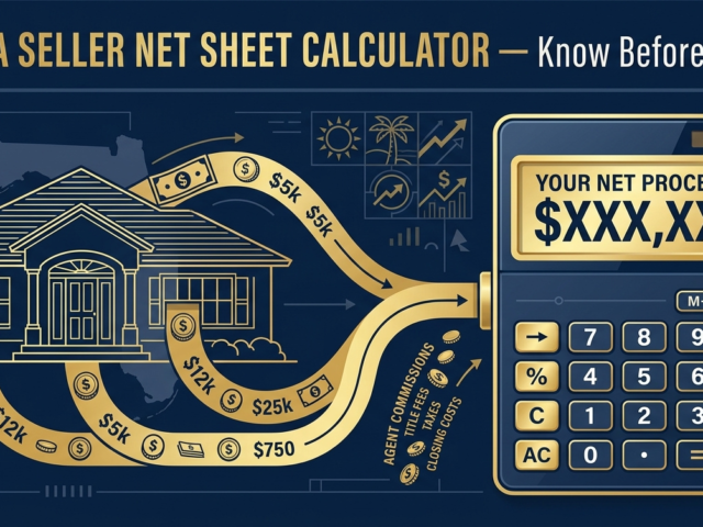 Florida Seller Net Sheet & Closing Cost Calculator 2026 — See Exactly What You’ll Walk Away With Before You List