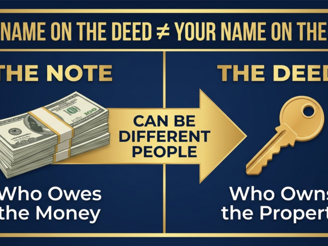 Note vs. Deed in Florida: The Mortgage Distinction That Protects Your Home — and Your Spouse