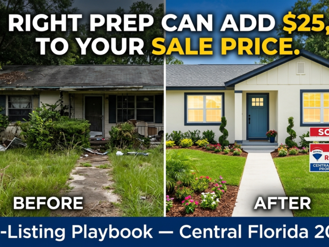 The Pre-Listing Prep Playbook: How to Sell Your Central Florida Home Faster and for More Money in 2026