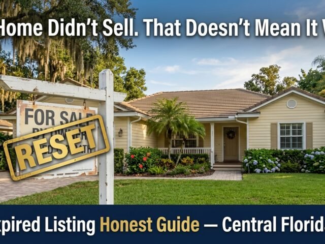 Your Home Didn’t Sell. Here’s the Honest Truth -and Exactly What to Do Next