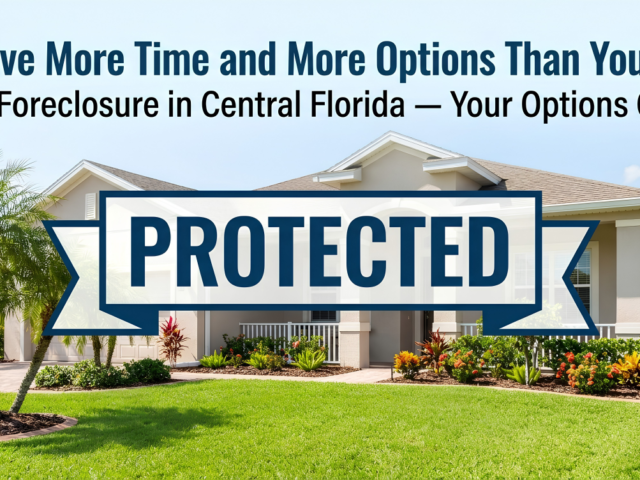 How to Stop Foreclosure in Central Florida – Your Options, Your Timeline, and What Actually Works