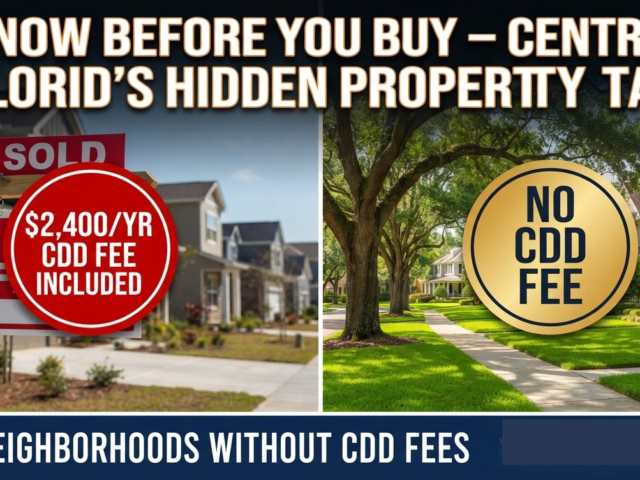 Central Florida Neighborhoods Without CDD Fees in 2026 — How to Find Them and What They Actually Save You