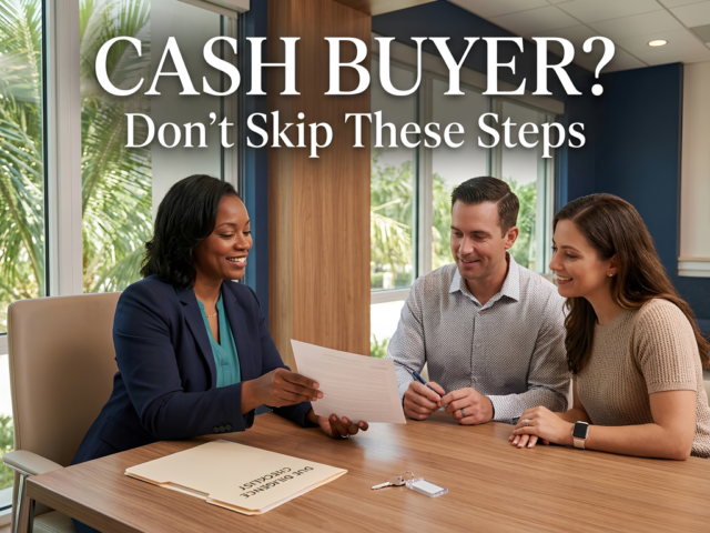Buying a Home for Cash in Florida: The Due Diligence Checklist Every Cash Buyer Needs Before They Close